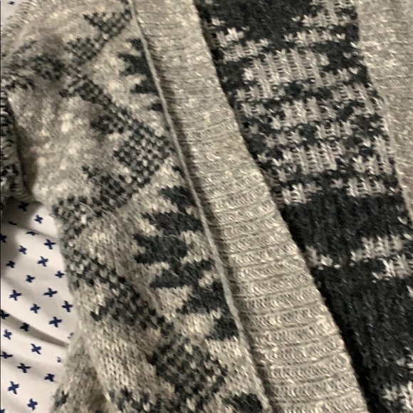 Gray Cardigan Sweater - Picture 2 of 3